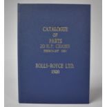 A Reprinted Edition, Supplement to Catalogue of Parts for Rolls Royce 20HP Chassis 1924-1928