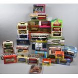 A Collection of Thirty Various Boxed Diecast Buses