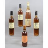 A Collection of Five Bottles of Muscat Dessert Wine