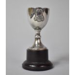 A Silver Trophy Inscribed LAAA 440 Yards 1937, 3rd, 11cm high