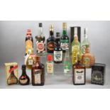 A Collection of Various Liqueurs and Spirits to Include Quantro, Chambord, Kenya Cane, Kahlua etc