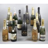 A Collection of 14 Bottles of Sparkling Wines to include Kriter, Cava, Prosecco