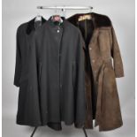 Three Vintage Ladies Coats to Include Werff, Harboro and Leathercraft, Size 16