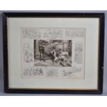 A Framed and Signed Frank Paton Print, Coming Events Cast their Shadows Before, Published 1900,