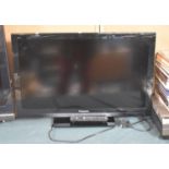 A Panasonic Viera 31" Flat Screen TV and Remote