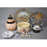 A Collection of Various Ceramics to Include Coronation Cup and Saucer, Hand Painted Bird Charger,