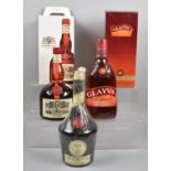 Three Bottles of Liqueurs: Benedictine, Glayva and Grand Marnier