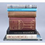 A Collection of Seven Bound Volumes to Include Three Relating to Rolls Royce, Mrs Beeton Household
