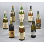 A Collection of Eight Bottles of Mixed Wines to include 1973 Sancerre, 1978 Bourgogne etc