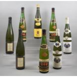 A Collection of Eight Bottles of White Wine to Include 1981 and 1995 Alsace, 1996 Gewurztraminer and