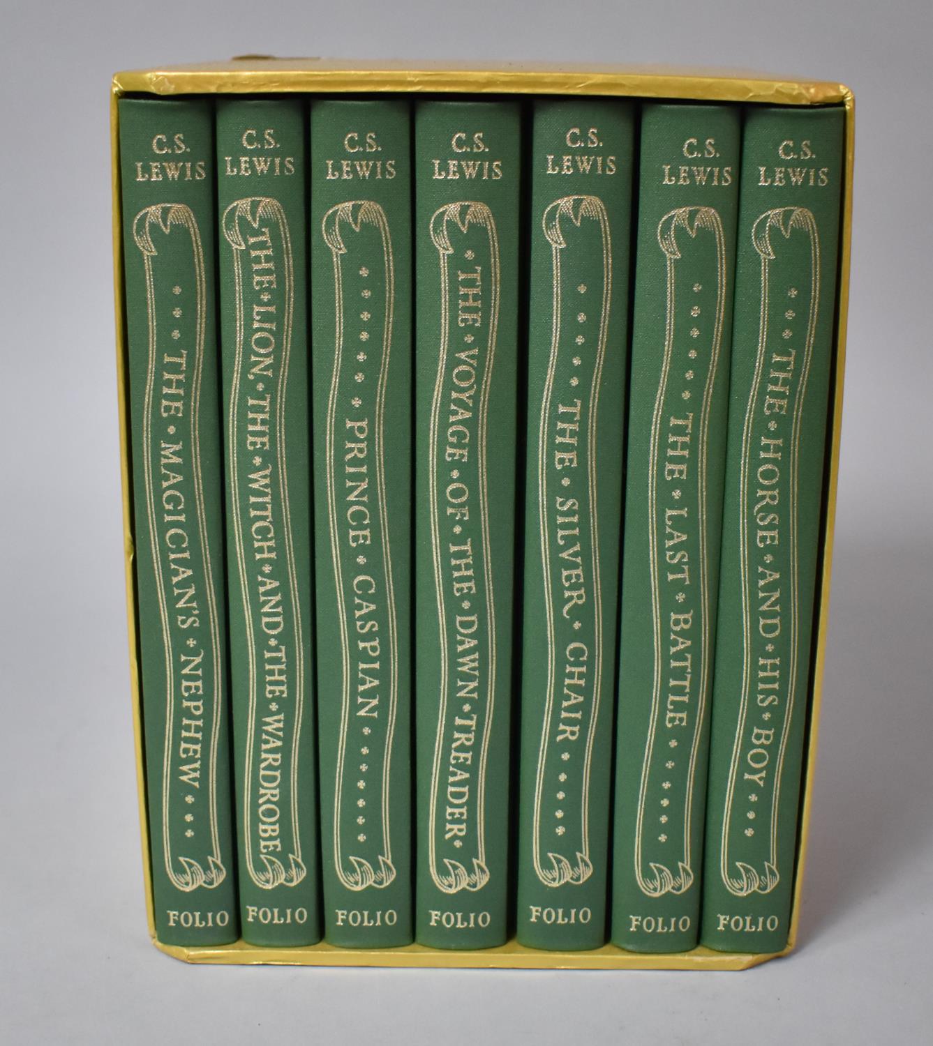 A Cased Set of Seven Folio Society Books, The Chronicles of Narnia by C.S Lewis - Image 2 of 3