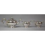 A Canadian Silver Plated Three Piece Tea Service