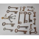 A Collection of 19th Century Door Lock Keys