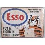 A Reproduction Advertising Sign for ESSO,74x50cm