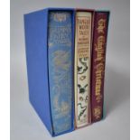 Three Folio Books, Grimm's Fairy Tales, Tanglewood Tales and the English Christmas