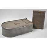 A WWII German Military Mess Tin and Gun Cleaning Kit Dated 1938