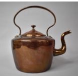 A Large 19th Century Copper Kettle, 31cm high