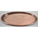An Oval Copper Tray by W.A.S Benson, C.1920's, 39cm wide