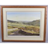 A Framed Landscape Print After K Melling , 49x36cm, Signed in Pencil to Border