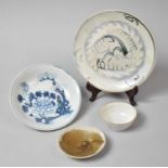 Four Pieces of 19th Century Chinese Ceramics, Items from the Tek Sing Shipwreck to Comprise White