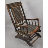 A Late 19th/Early 20th Century American Rocking Chair