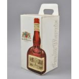 A Single Bottle of Grand Marnier Liqueur in Cardboard Box