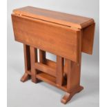 A Modern Drop Leaf Gate Leg Occasional Table, 55cm High and 55cm Long