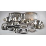 A Collection of Various Stainless Steel Kitchenwares