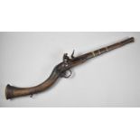 A 19th Century Afghan Flintlock Jezail Musket, 83cm long