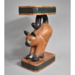 A Carved Novelty Stool in the Form of a Cat, 52cm high