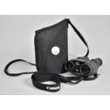 A Pair of Canon 10x30 Image Stabilizer Binoculars in Carry Bag