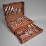 A Modern American Cased Canteen Containing Forty-Nine Pieces of Gorham Sterling Silver Cutlery,