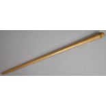 A Turned Wooden Conductor's Baton, 40cm Long