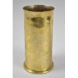A WWI Brass Shell Case, 20cm high
