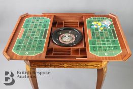 Italian Notturno Intarsio Sorrento Multi-Layered Games Table