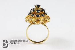 14/15ct Gold and Sapphire Ring