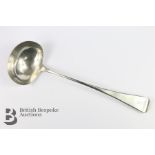 Georgian Silver Punch Ladle