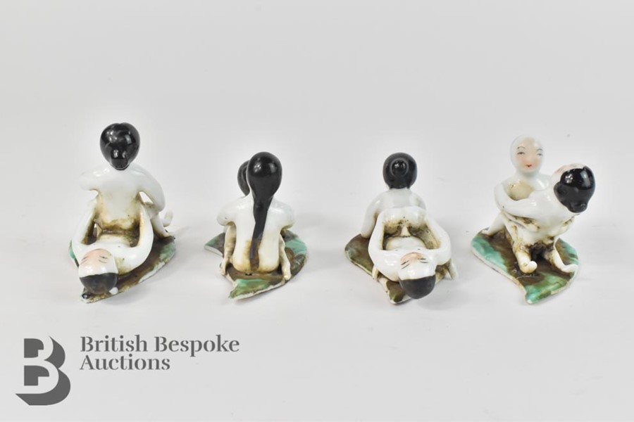 Four Japanese Erotic Figurines - Image 3 of 3