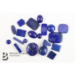 Carved Lapis Lazuli Stones
