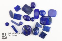 Carved Lapis Lazuli Stones