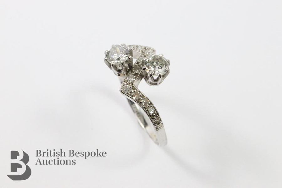 18ct White Gold Diamond Ring - Image 2 of 5