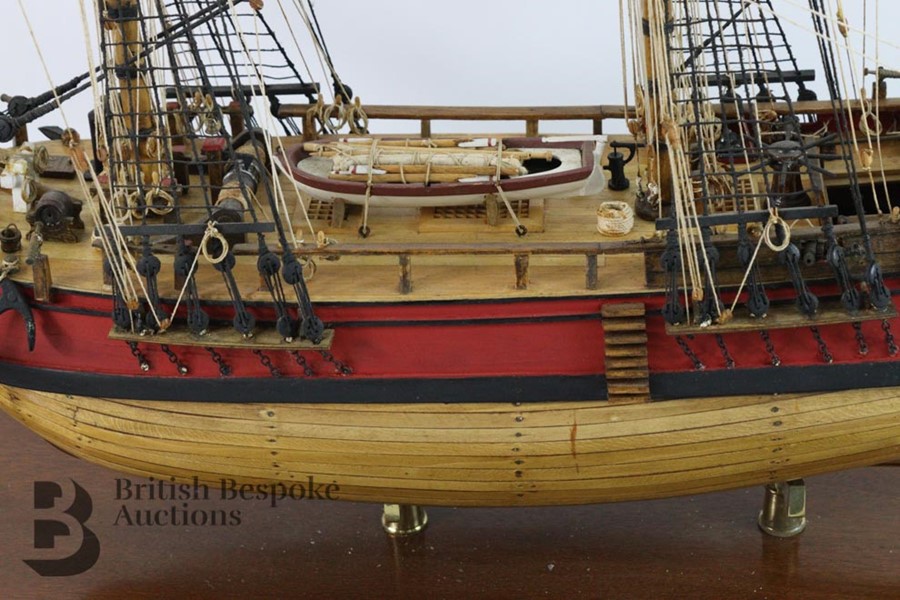 HMS Bounty Bespoke Hand Built Scale Model - Image 4 of 18