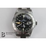 Gentleman's Rolex Explorer II Stainless Steel Perpetual Wrist Watch