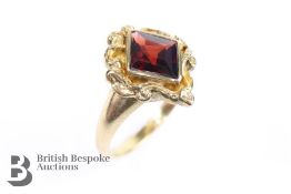 Victorian Gold and Garnet Ring