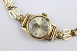 Omega 9ct Gold Wrist Watch