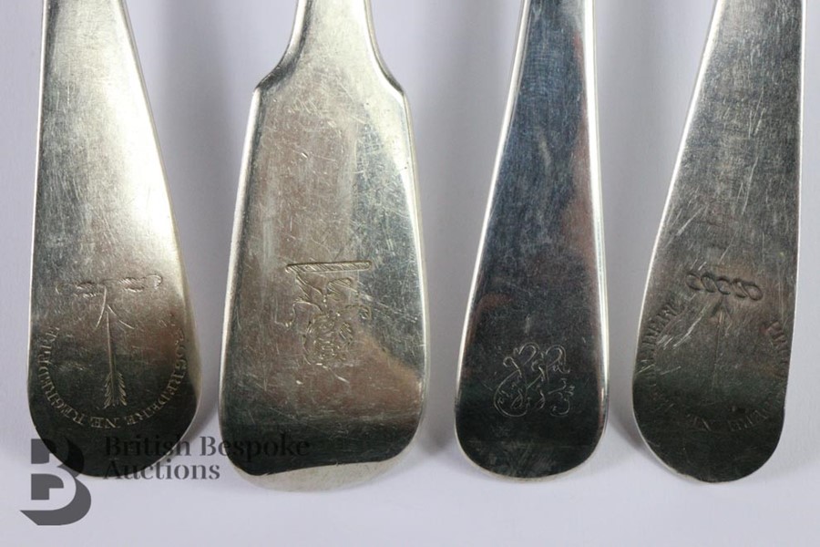 Pair of Scottish Silver Tablespoons - Image 3 of 4