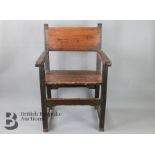 18th Century Exotic Hard Wood Chair
