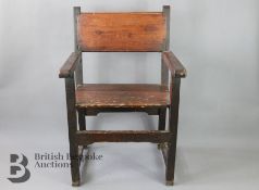 18th Century Exotic Hard Wood Chair