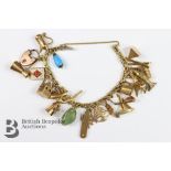 Yellow Gold Charm Bracelet