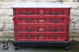 Marble Topped Chest of Drawers